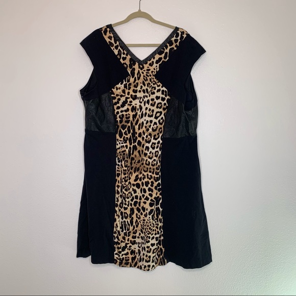 Lane Bryant Leopard Print Dress - Picture 2 of 4
